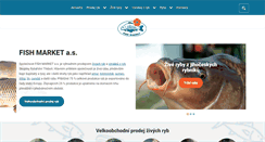 Desktop Screenshot of fishmarket.cz