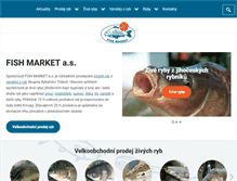 Tablet Screenshot of fishmarket.cz